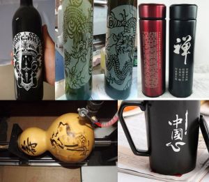 泉州惠安县酒瓶葫芦工艺品激光雕刻机